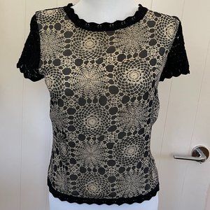 Moschino wool and silk top, size small